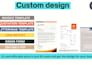 create custom invoice design, order form, letterhead PDF documents for business